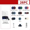 26x Buffing Wheel Polishing Kit,Abrasive Multifunctional Garage with Shank