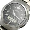 CASIO Damaged WAVE CEPTOR Solar 3 Black Dial /Slightly WVA-M480 Analog-Digital Radio-Controlled Watch, Hands, Strap, [e6]