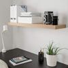 IKEA Wall Shelf 110x26 Cm White Stained Oak Effect LACK (504.182.13)
