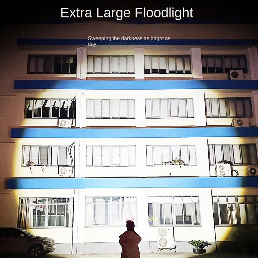 High Power Telescopic  Zoom Torch Powerful Camping Light LED Display  Flashlight  Hiking