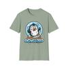 Unisex Softstyle T-Shirt Mens Womens Tees Top Cartoon Penguin Snow Globe Funny Winter Pun