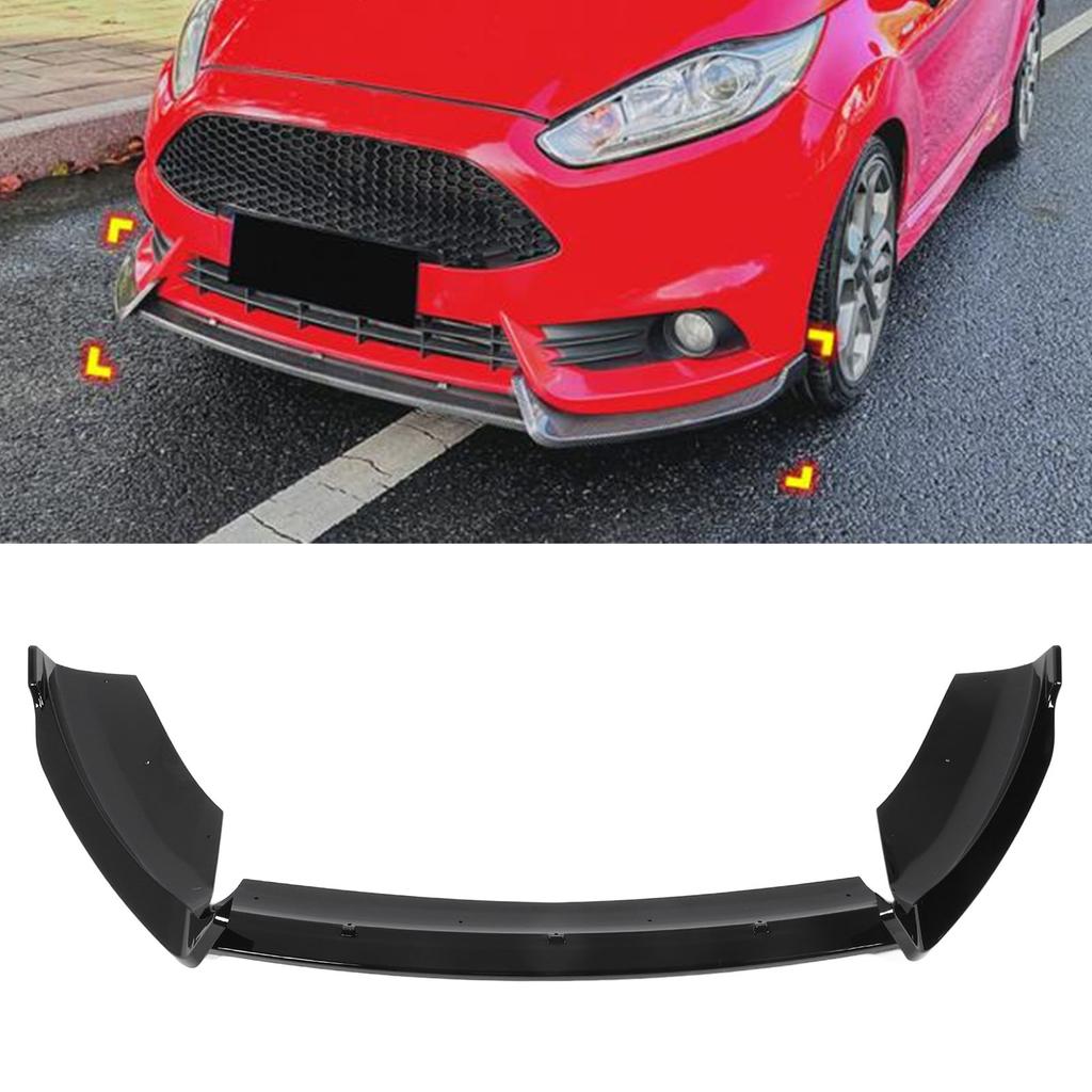 3Pcs Front Bumper Lip Spoiler Splitter Sporty   Front Lip Spoiler Splitter Protector for   B‑ 