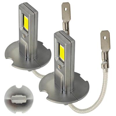 2 ks H3 LED žárovky 9V-16V CANBUS 5000lm bílá silná Off-Road