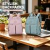 Women's Lightweight Multi-Pocket Nylon Backpack