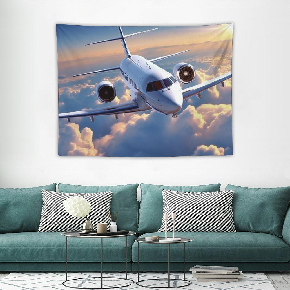 Tapestry of the Jeuxus airplane 75x100