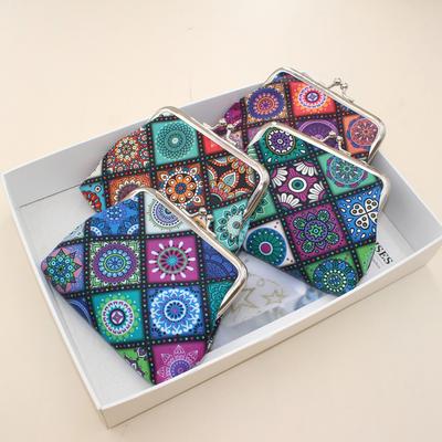 Ladies Wallet Clip Bag Vintage Clutch Bag Card Bag Storage Bag Small Women Purse