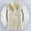 10PCS Decoration Mariage Gauze Crepe Cloth Napkins Pure Cotton Fabric Wedding Decor Everyday Use Dinner Tea Towel Table Village