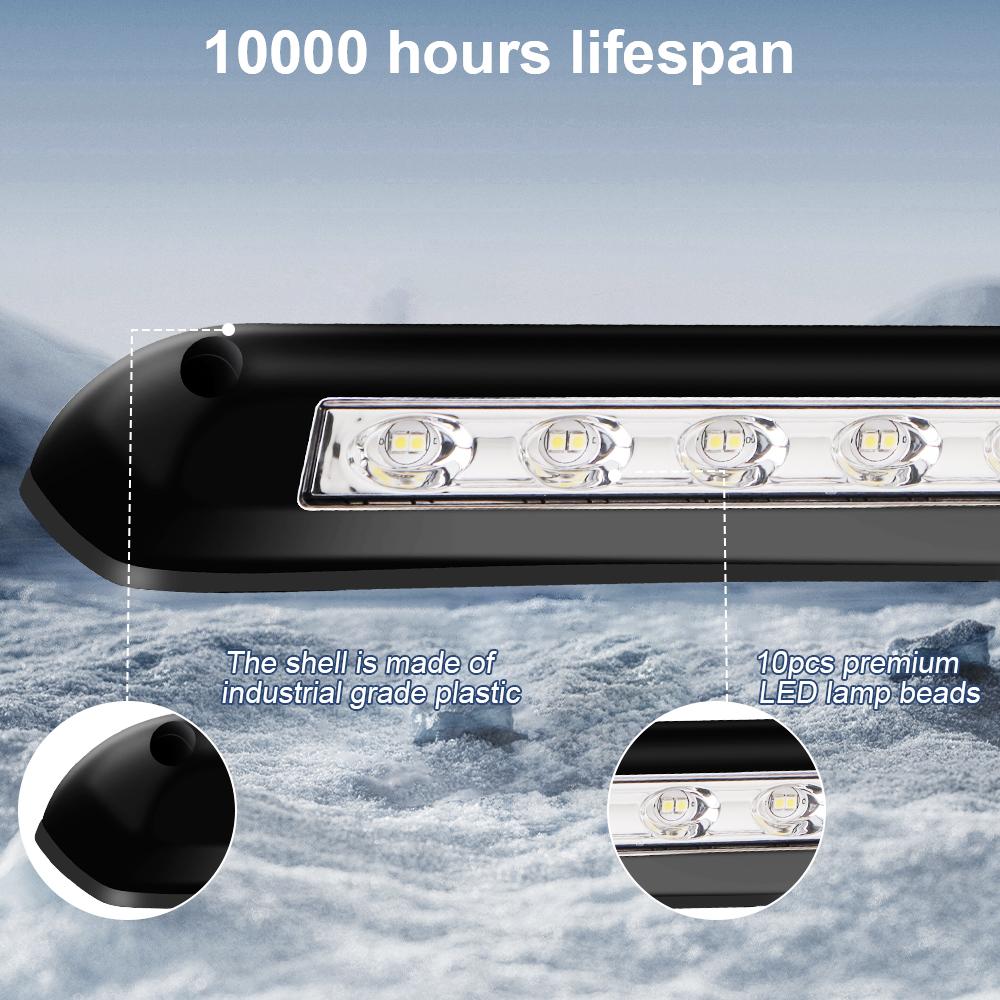 12V/24V Caravan Interior Wall Lamps Caravan Accessories RV Van Trailer Exterior Lamp LED Awning Porch Light Light Bar Waterproof