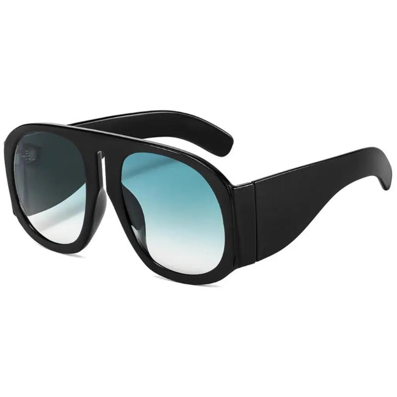 Oversized Sunglasses Women Vintage Designer Large Frame Gradient Sun Glasses Black Oculos Gafas Female Fashion