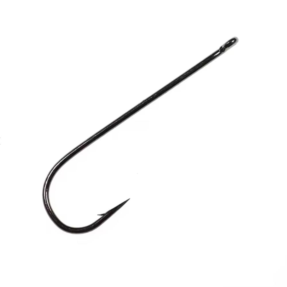 100pcs #16 - #4/0 Aberdeen Long Shank Fine Wire Fishhook Saltwater Freshwater Fishing Hooks Sabiki Rig Streamer Fly Hooks