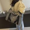 Mode et loisirs, grande capacité, classification multi-poches, sac de voyage portable, sac de rangement pour vêtements d'école d'étudiant peut être tiré