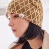 VARZAR VA Pattern Jacquard Beanie Brown