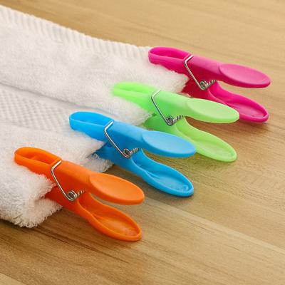 Windproof No Mark Hanging Clips with Storage Basket Colorful Clips for Laundry Socks Delicate Clothes Multiuse Home Organization