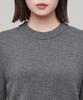 MUSINSA STANDARD WOMAN Women'S Angora Blend Crew Neck Knit [Medium Grey]
