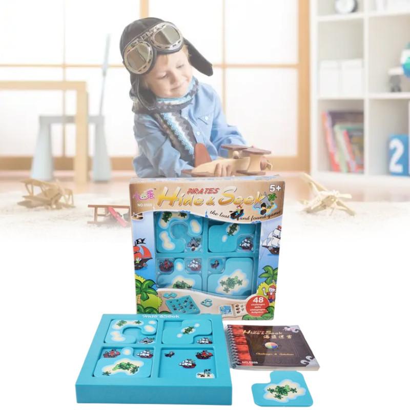 Κρύψτε Πειρατές Αναζητήστε Iq Επιτραπέζια Παιχνίδια Οικογενειακά Διαδραστικά Παιδικά Παιχνίδια Φεστιβάλ Δώρων