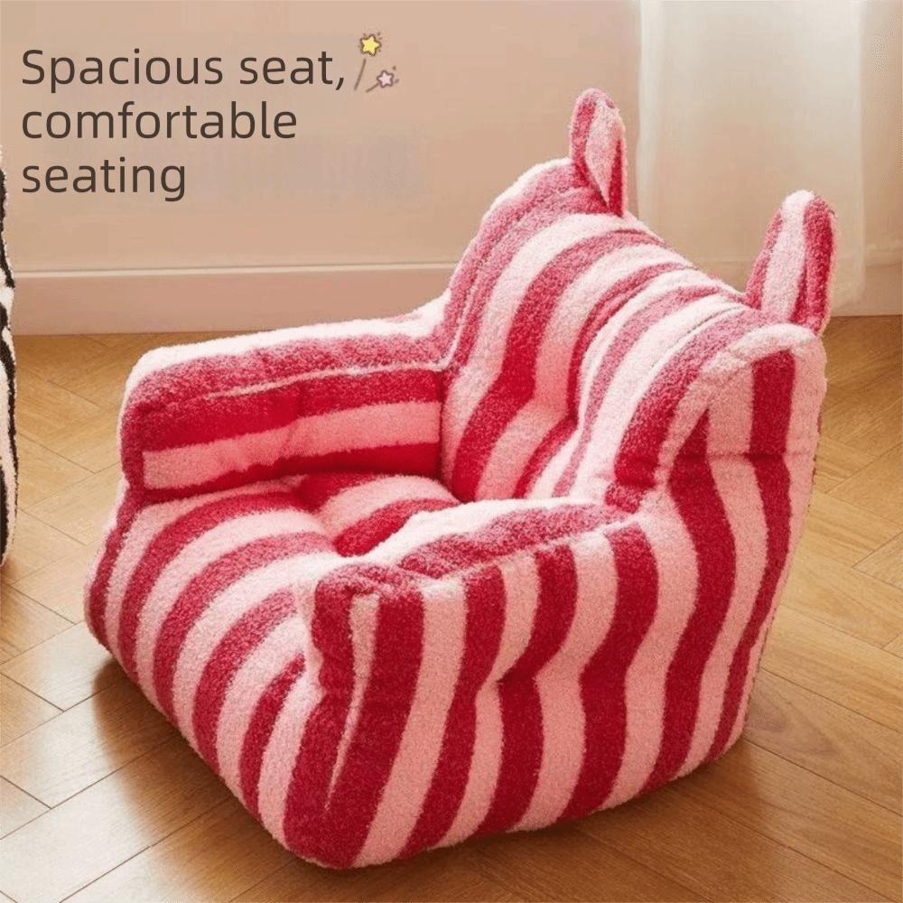 Comfortable Ergonomic Lazy Sofa Soft Fabric Kids Sofa Chair Children's Bear Sofa Bedroom
