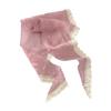 Solid Shawl Wrap Ramie Neckerchief New Headscarf  Hair Accessories