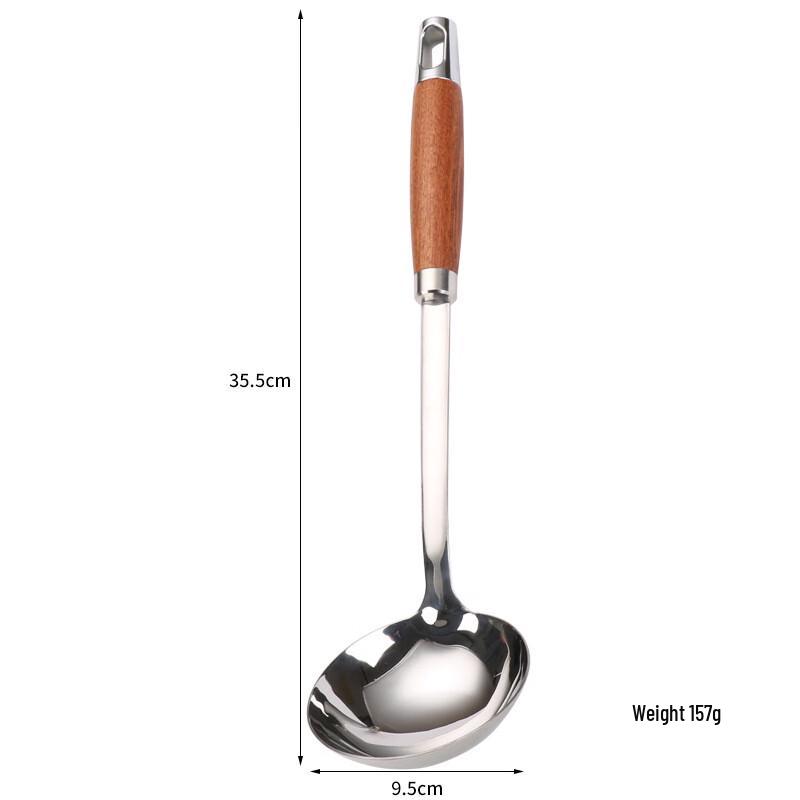 

ZISIZ Red Sandalwood Soup Ladle Set (2-Pack)