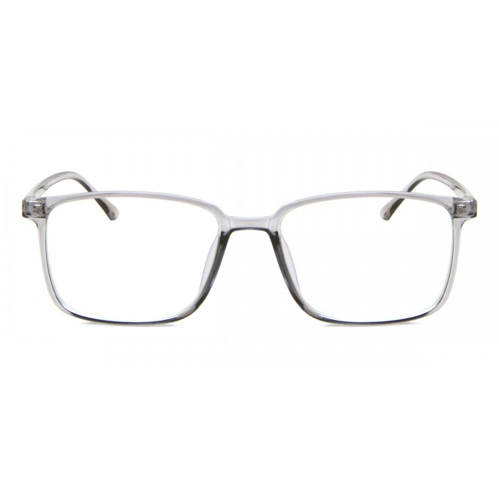 Full Rim Rectangle Transparent Grey Smartbuy Collection Ainslie 2418 C8 Fashion Unisex Eyeglasses