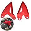 LEDISHUN Foot Peg Heel Plate Guard Protector Foot Pegs For Kawasaki Ninja 400 Z400