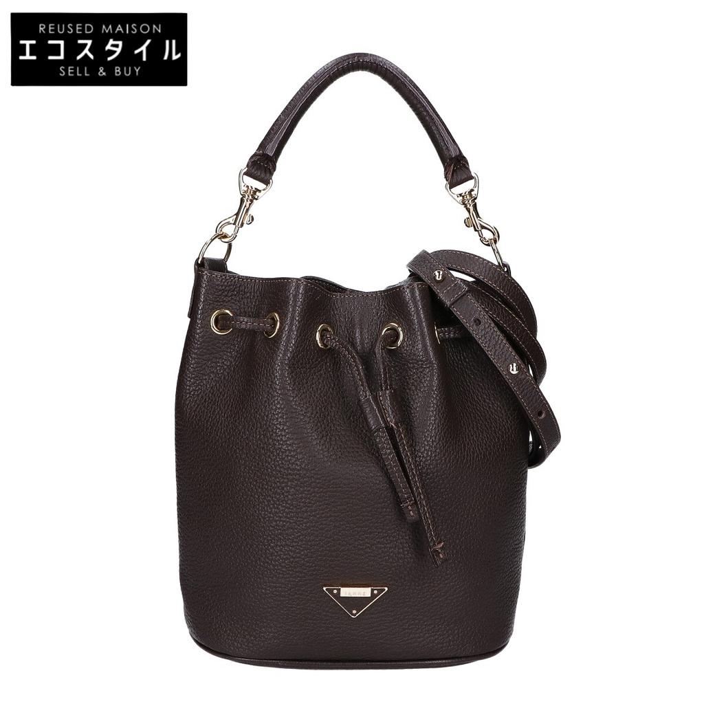 IANNE Lucille 2WAY Shoulder Bag Dark brownUsed