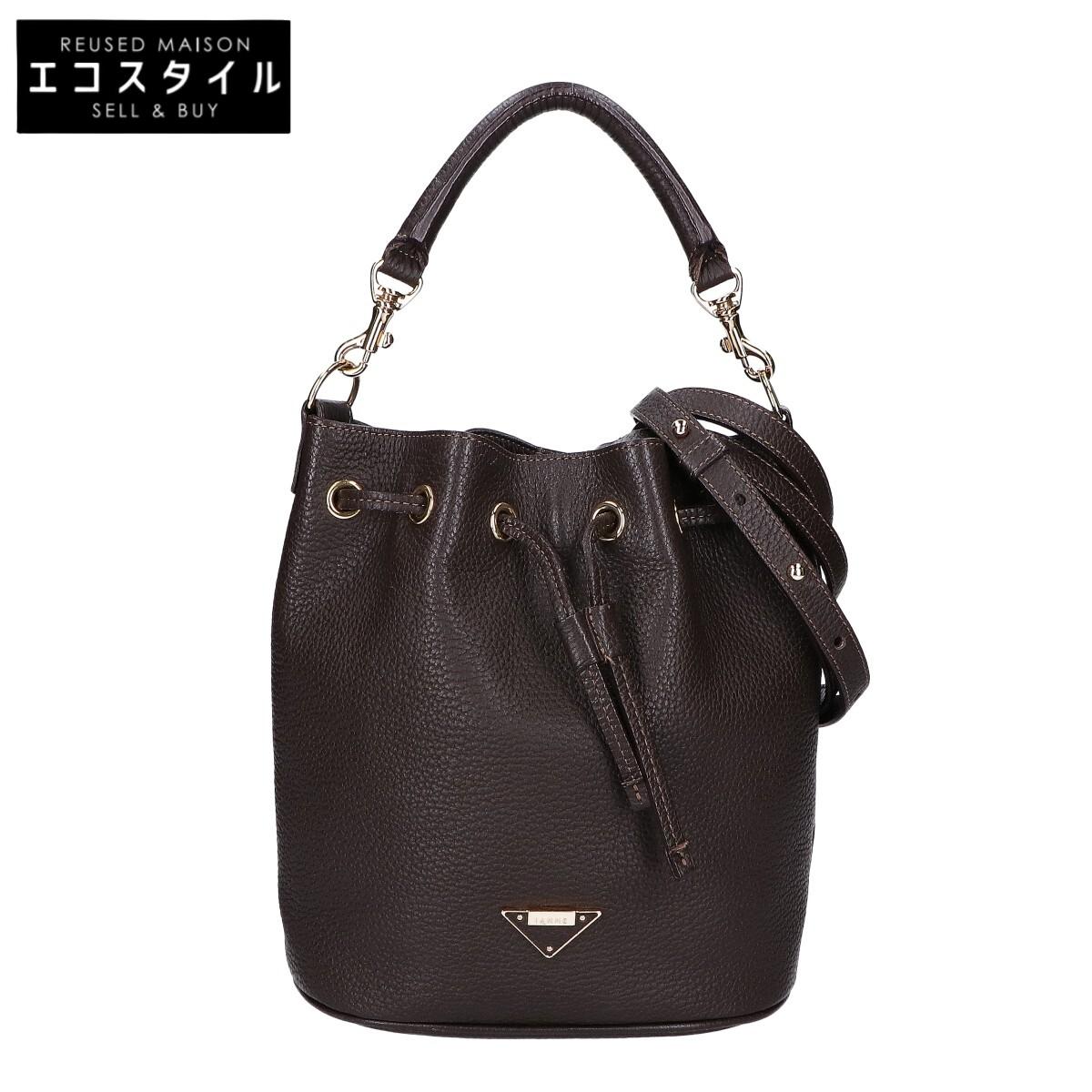 

IANNE Lucille 2WAY Shoulder bag Dark brownUsed