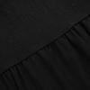 Women's Fashion V-Neck Color Loose Long Big Swing Short Sleeve Dresses