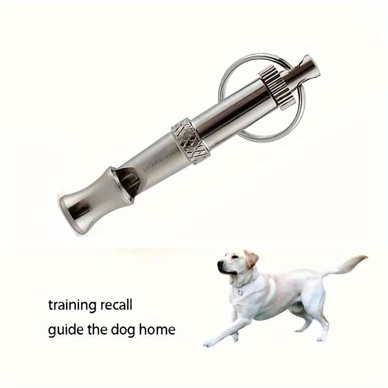 1PC Dog Whistle To Stop Barking Adjustable Sound Pitch Dog Whistle With Keychain Professional Recall Pet Puppy Cat Dog