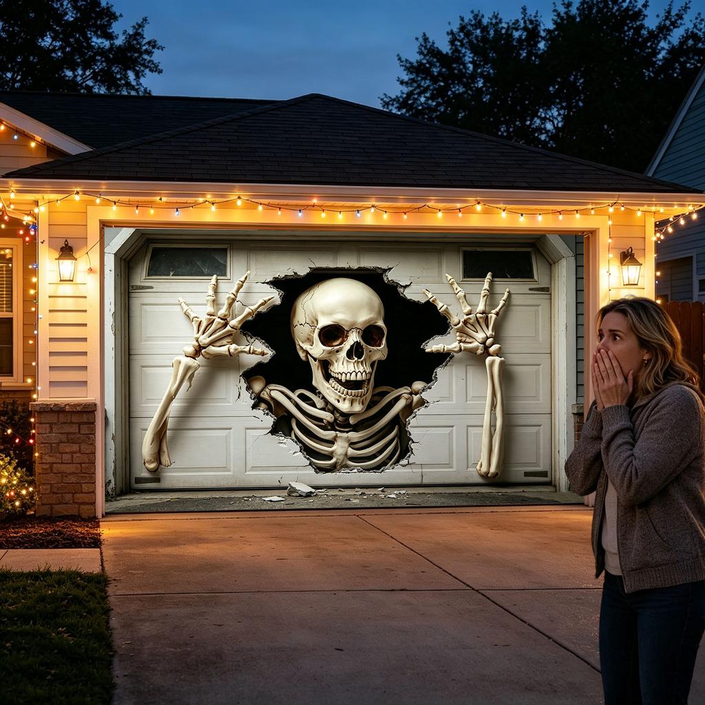 Halloween Door with, Outdoor for Party Decorations