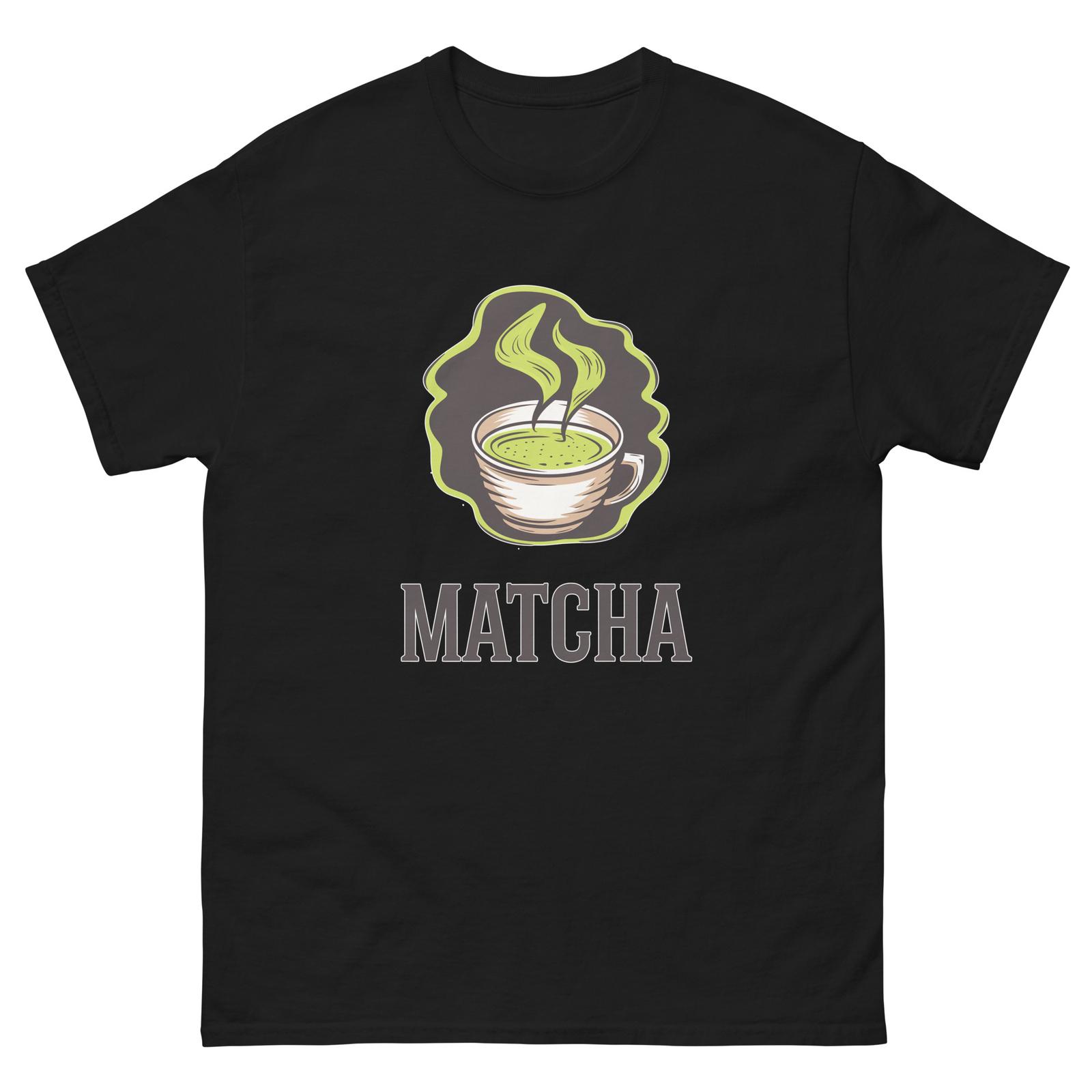 Matcha Lover Food Image Cartoon Funny T-Shirt Shirt XXL
