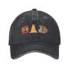 Lightning McQueen Cars Dad Father's Day Unisex Baseball Caps Distressed Washed Caps Hat Vintage Unstructured Soft Snapback Hat