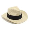 Summer Hat Panama Straw Hat British Top Hat Men'S And Women'S Foldable Sunshade Beach Hat Sunscreen Hat
