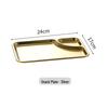 ZISIZ Stainless Steel Multi-Purpose Serving Tray