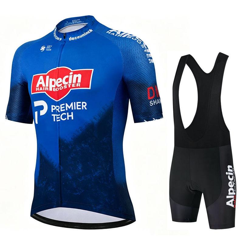 2026 Alpecin Pro Cycling Jersey Sets Men Bib Shorts Bicycle Short Sleeve Bicicleta Clothing Bike Maillot Ciclismo Hombre Black Sets