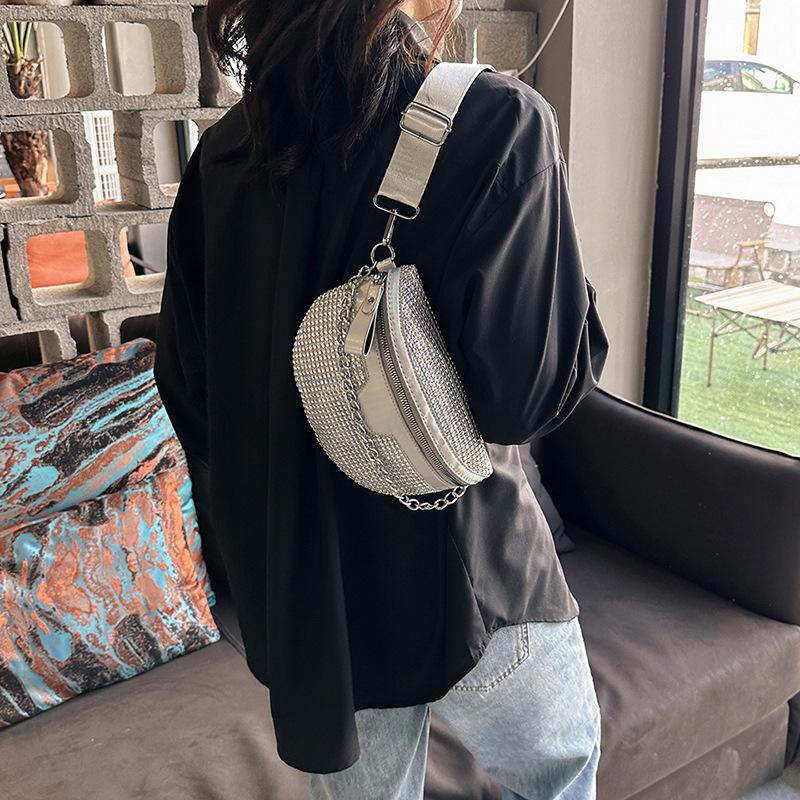 Internet celebrity waist bag new 2025 new trendy women's one-shoulder crossbody casual small waist bag Korean fashion sports bag