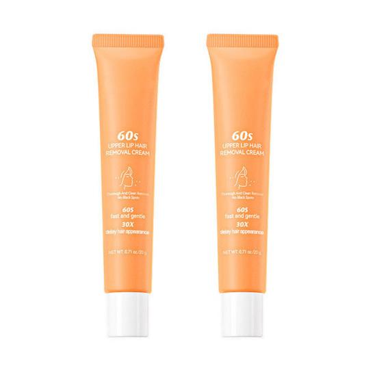 1/2Pcs 20G Facial Hair Removal Cream Gentle Pain Free Fast Acting Moisturizing Arm Leg Underarms Lip Hair Remover Depilatory Cream