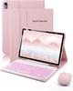 10th Gen iPad 11 10.9" RGB Bluetooth Keyboard & Silent Mouse Case
