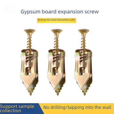 High Manganese Steel Gypsum Board Expansion Screws - Zinc Coated