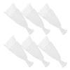 6PCS Billard Net Tasche Baumwolle Mesh Tasche Pool Weiß Langlebig Pool Tisch Zubehör