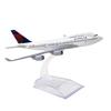 1:400 Alloy 16cm Aircraft Model for Delta B747 Plane Model Simulation Aviation Collectibles Souvenir Static Display Home Decorat