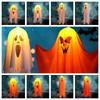 Luminous Ghost Hanging Cloth Atmosphere Halloween Pendant Lights Ghost LED Pendant Party Supplies