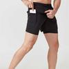 Quick Dry Men's Sportswear 2 In 1 Cycling Shorts Washable Sports Shorts  Gym