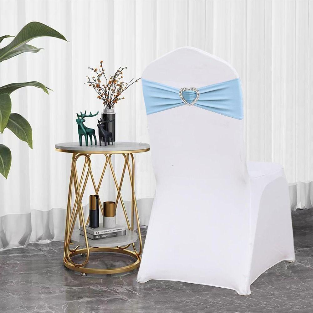 10PCS Washable Chair Ties Premium Quality Chair Decoration Elegant Chair Sashes  Holiday Celebration