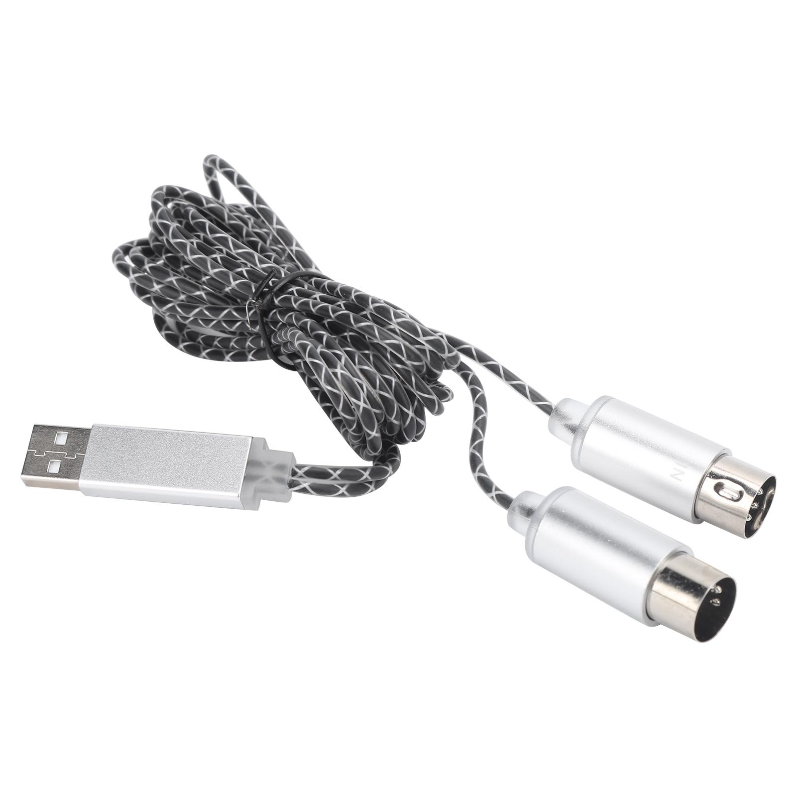 

Кабель MIDI для передачи данных USB TPE оболочка Электронное пианино к компьютеру Линия для редактирования и подключения