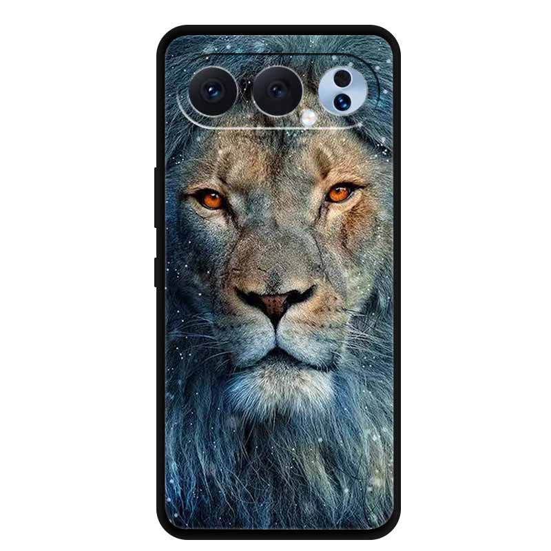 Hülle Für Honor 500 Pro 5G Tiere Löwe Weiche Schwarze Silikon TPU Handyhülle Für Honor 500 Pro Hülle 6.55" Schutz Stoßfänger Fundas
