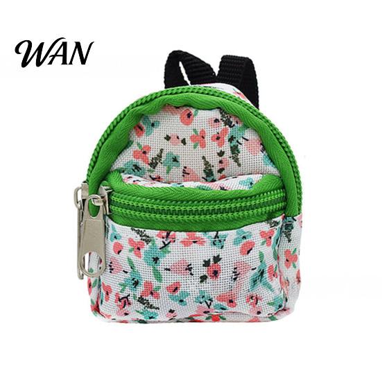 Small Zipper Pouch Mini Backpack Coin Purse, Scratch Resistant Zippered Compartment Doll Accessory Keychain Bag, Waterproof Oxford Cloth Earphone Case