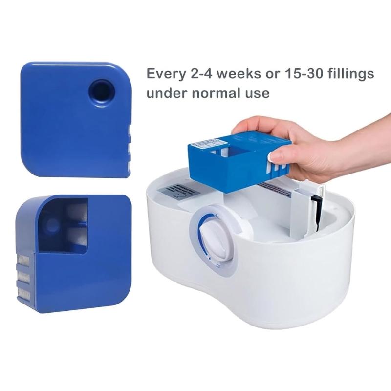 4Pcs PDC51V1 Hard Water Filter Replacement Demineralization Cartridge Humidifier Filter for V4600 V5100 VUL575 Models