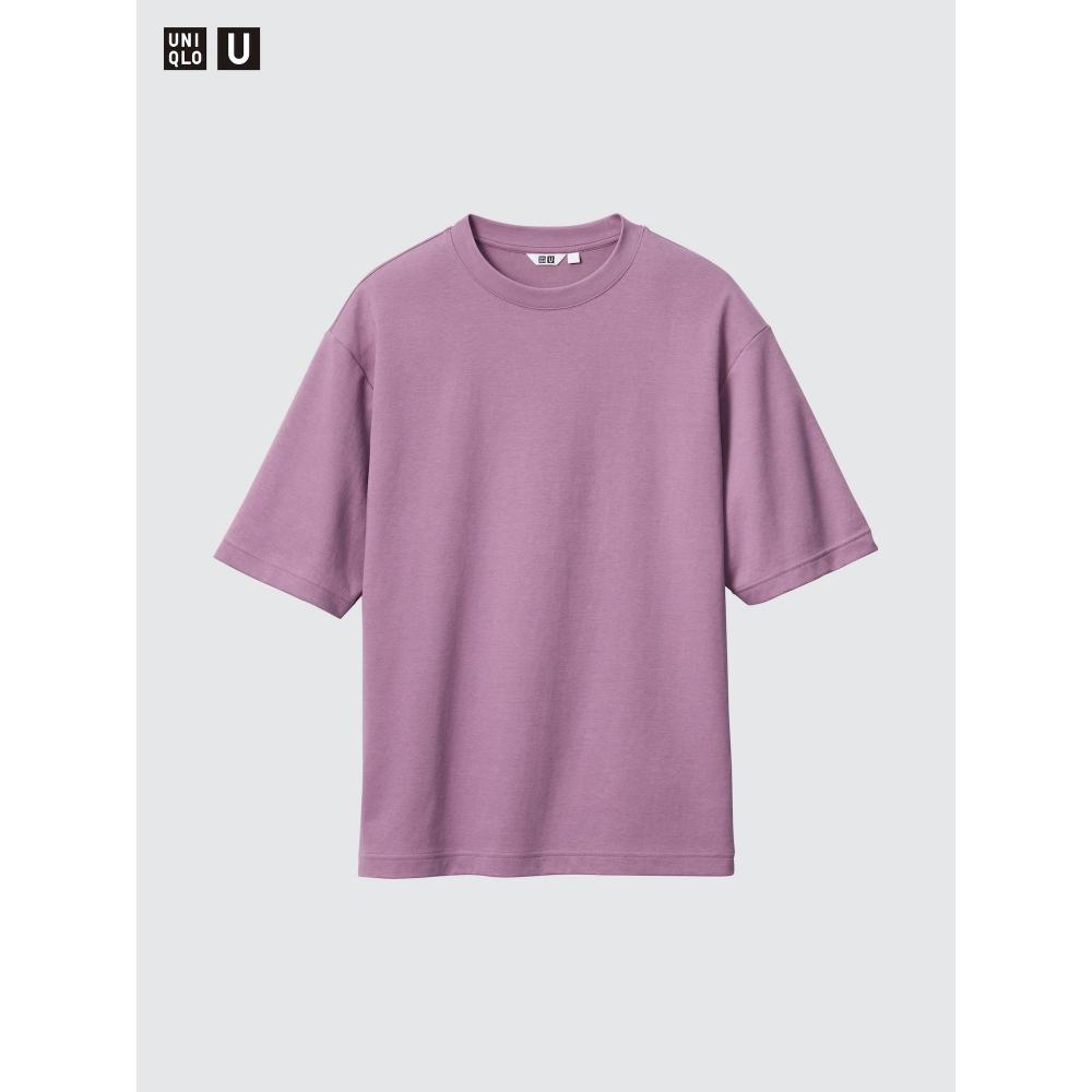 

Футболка свободного кроя Uniqlo Airism CoTTon с круглым вырезом 71 PURPLE/UNISEX 3XL