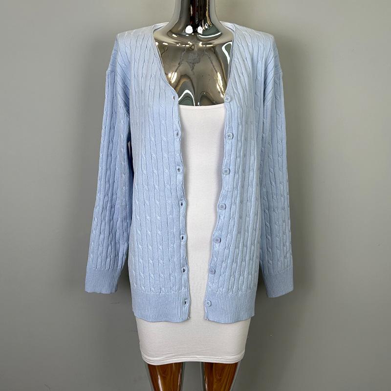 Korean Dongdaemun High-End Loose Knit Cardigan - Pure Desire & Sexy Lazy Style Women's New Arrival