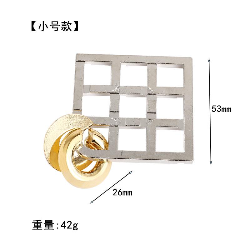 Puzzle Zinc Alloy Intelligence Unlocking Ring Unlocking Set, Nine-Link Educational Toy, Kong Ming Luban Lock Mechanism Box